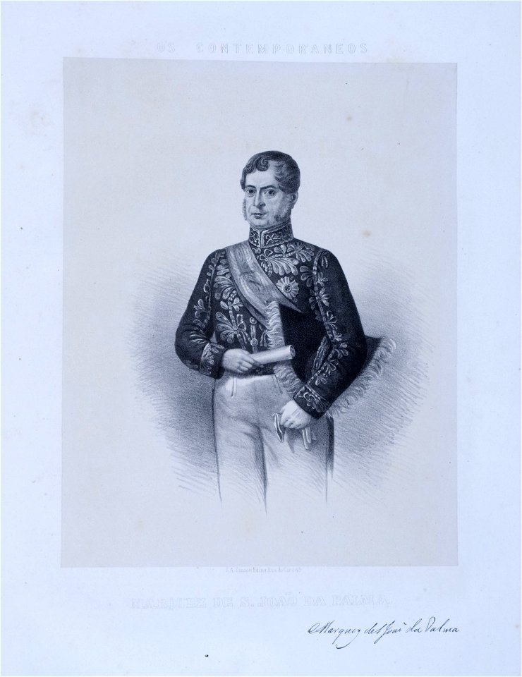 Marquez de S. João da Palma - Litografia