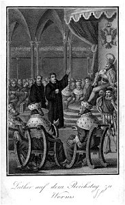 Martin Luther à la diète de Worms