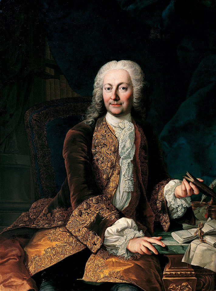 Martin van Meytens d. J. - Johann Christoph Freiherr von Bartenstein - 6265 - Österreichische Galerie Belvedere