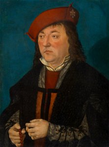 Martin Schaffner, , Kunsthistorisches Museum Wien, Gemäldegalerie - Bildnis eines Mannes mit Rosenkranz - GG 879 - Kunsthistorisches Museum