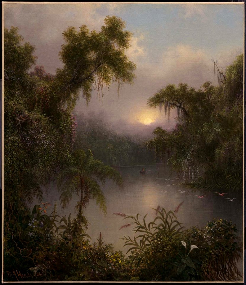 Martin Johnson Heade - South American River - 47.1153 - Museum of Fine Arts