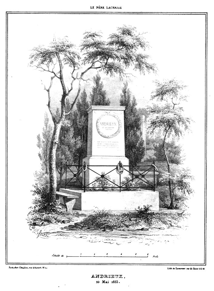 Marty - Les principaux monuments funéraires - Andrieux