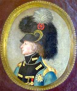 Marquês de Alorna com o uniforme de cavalaria da Legião de Tropas Ligeiras