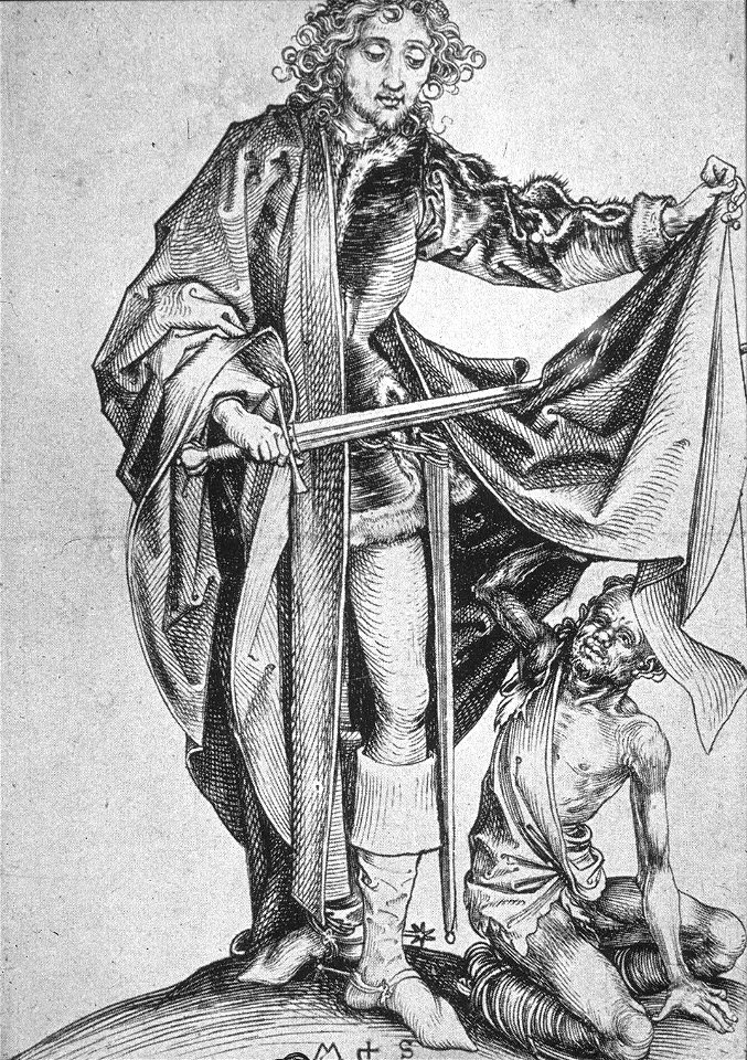 Martin Schongauer - Der heilige Martin (L 62)