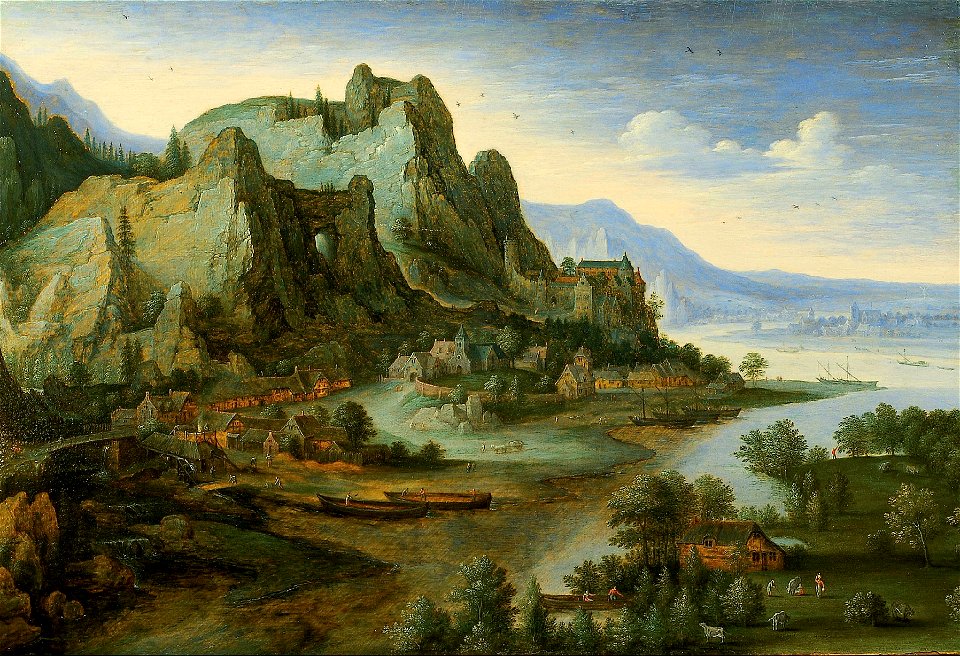 Marten Rijckaert - Landscape of the Rhine valley