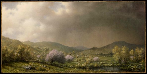 Martin Johnson Heade - April Showers - 47.1173 - Museum of Fine Arts. Free illustration for personal and commercial use.