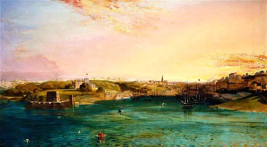 Marshall Claxton (1813-81) - A View of Sydney - RCIN 404454 - Royal Collection