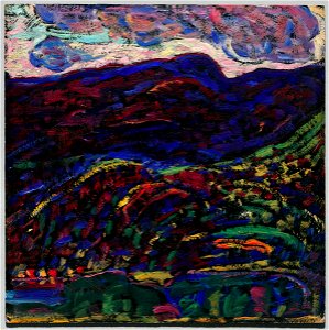 Marsden Hartley - Kezar Lake, Autumn Evening - 1967.43 - Fogg Museum