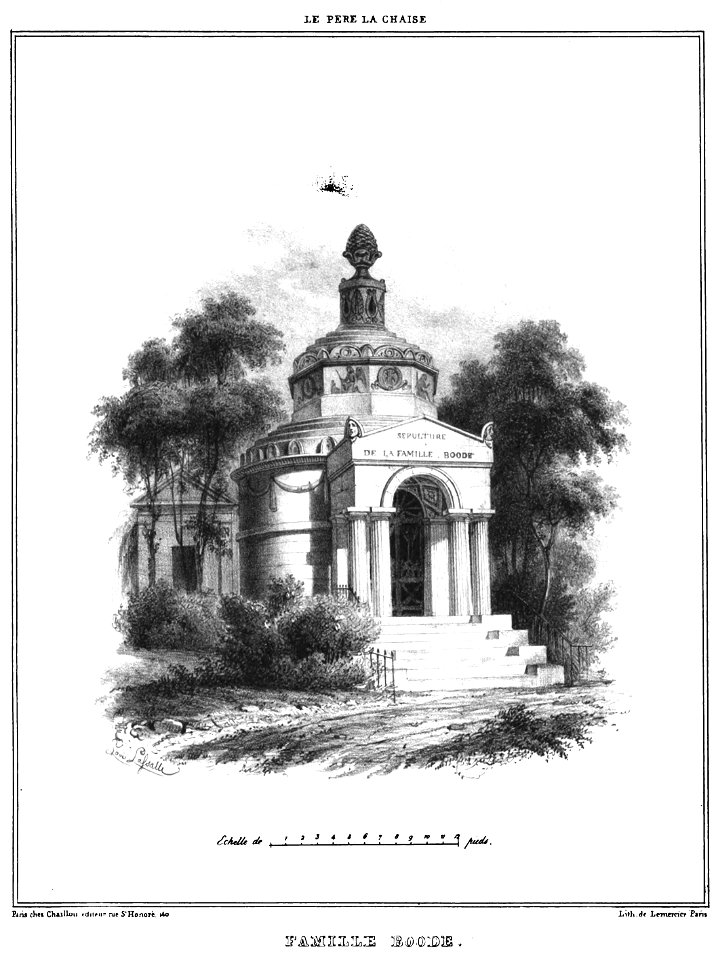 Marty - Les principaux monuments funéraires - Boode