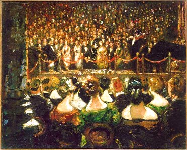 Martin Monnickendam - Concert in de grote zaal van het Concertgebouw - 35 - Amsterdam Museum