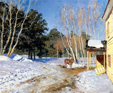 Mart levitan. Free illustration for personal and commercial use.