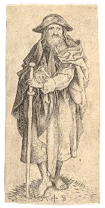 Martin Schongauer - Der Apostel Jacobus d.Ä. (L 44)