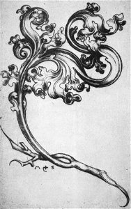 Martin Schongauer - Viertes Krabbenornament (L114)