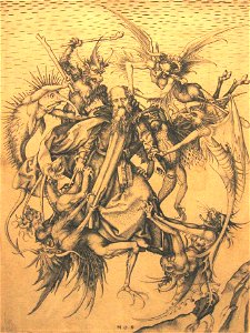 Martin Schongauer Der heilige Antonius