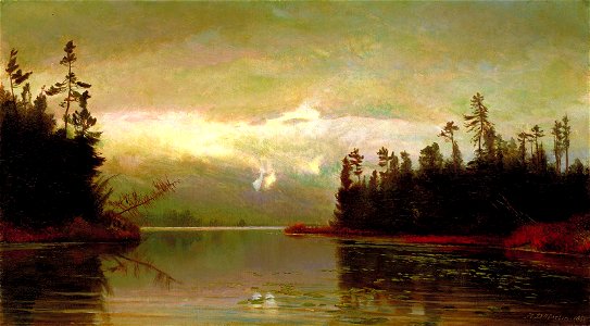 Homer Dodge Martin - A North Woods Lake - 1982.112 - Smithsonian American Art Museum