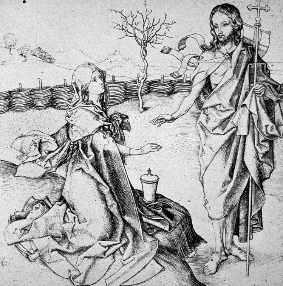 Martin Schongauer - Noli me tangere (L 15)