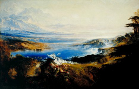 John Martin - The Plains of Heaven - Google Art Project. Free illustration for personal and commercial use.