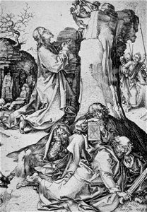 Martin Schongauer - Christus am Ölberg (L 19)