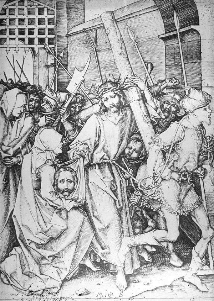 Martin Schongauer - Kreuztragung Christi (L 26)
