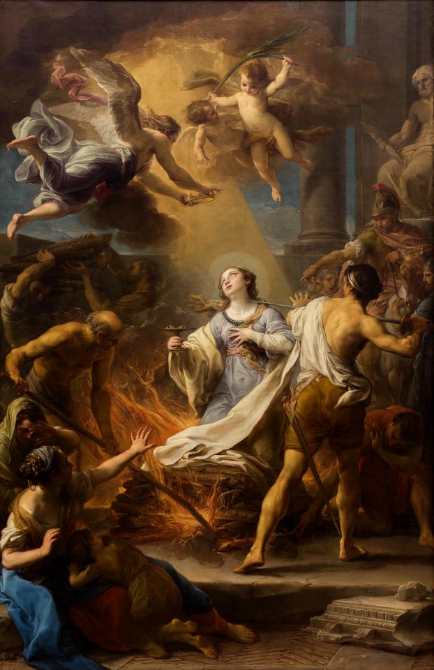 Martirio de Santa Lucía Pompeo Girolamo Batoni