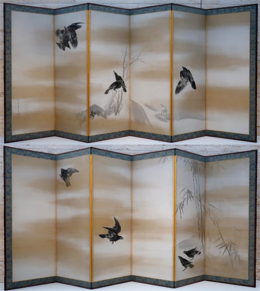 'Crows' by Maruyama Okyo