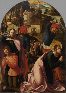 Marx Reichlich - Jakobus-Stephanus-Altar, Der hl. Jakobus tauft Josias und Hinrichtung des Jakobus - 2590 - Bavarian State Painting Collections