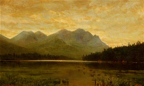 Homer Dodge Martin - Upper Ausable Lake - 1909.7.44 - Smithsonian American Art Museum