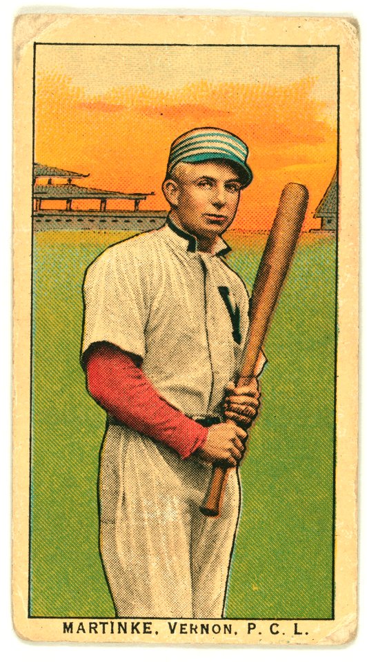 Martinke, Vernon Team, baseball card portrait LCCN2008677353