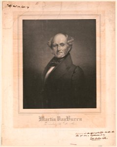 Martin Van Buren president of the U. States - from an original painting by H. Inman ; lith. & published by P. Haas, Washington City. LCCN2013645253
