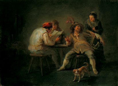 Martin Johann Schmidt - Wirtshausszene - 6603 - Österreichische Galerie Belvedere