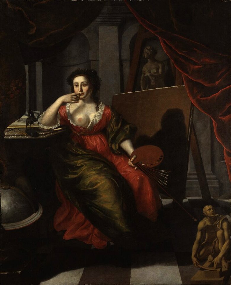 Martin Mijtens d.ä. - Allegori över Målarkonsten - NMGrh 4127 - Nationalmuseum