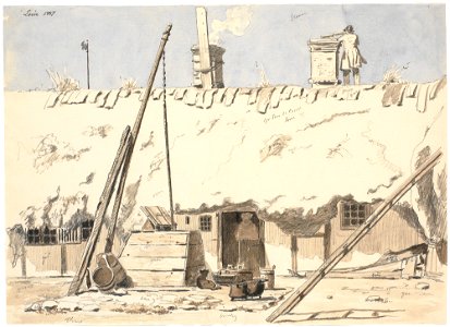 Martinus Rørbye - Vesterbys observatorium på Læsø - 1847