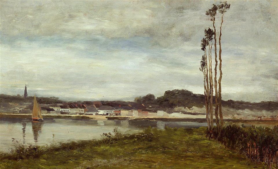 Homer Dodge Martin - On the Seine - 1943.92 - Art Institute of Chicago