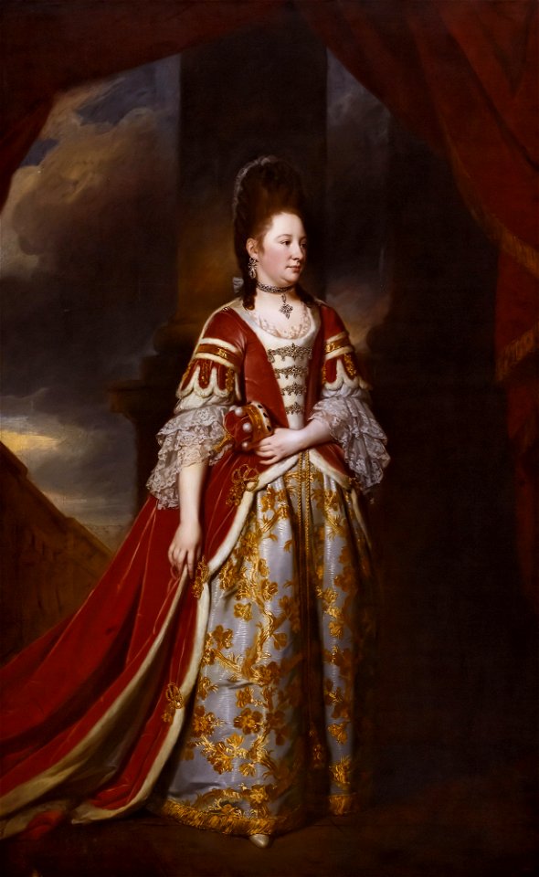 Mary Christina Conquest, Lady Arundell of Wardour (ca 1743-1813), by George Romney
