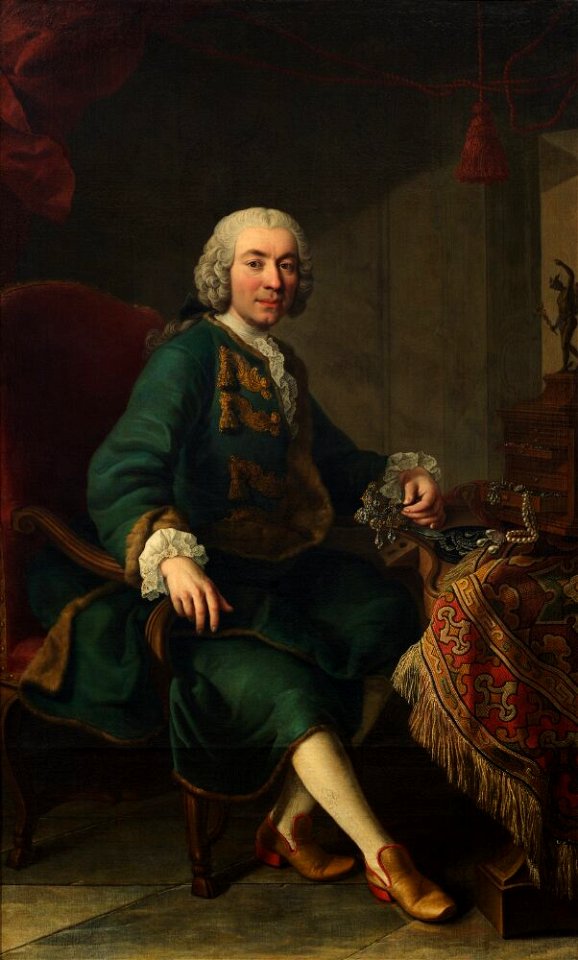 Martin van Meytens d.y. - Johann Michael von Grosser, Court Jeweller - NM 2356 - Nationalmuseum