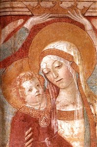 Francesco di Giorgio, Madonna and Child with Angels 02. Free illustration for personal and commercial use.
