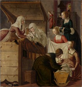 Marx Reichlich - Marienaltar, Geburt Mariae - 2587 - Bavarian State Painting Collections