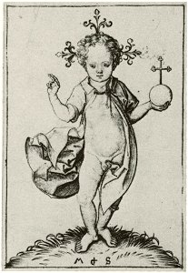 Martin Schongauer - Das segnende Christuskind (L 31)