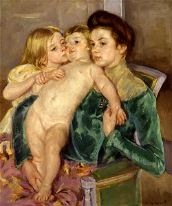Mary Cassatt - The Caress - Google Art Project