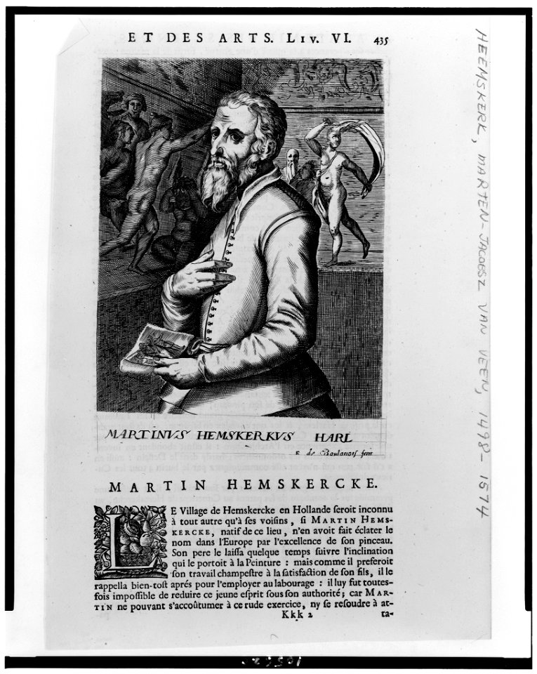 Martinus Hemskerkus Harl - E. de Boulonois fecit. LCCN92509485