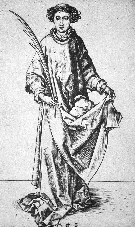 Martin Schongauer - Der heilige Stephanus (L 66)