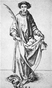 Martin Schongauer - Der heilige Stephanus (L 66)