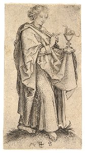 Martin Schongauer - Der Apostel Johannes (L 45)