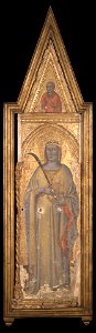 Martino di Bartolomeo di Biagio - Saint Catherine and Deacon Saint - 1943.253 - Yale University Art Gallery