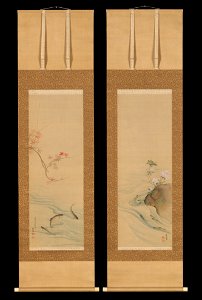 Maruyama Ōkyo - Sweetfish in Summer and Autumn - 2015.300.198a, b - Metropolitan Museum of Art