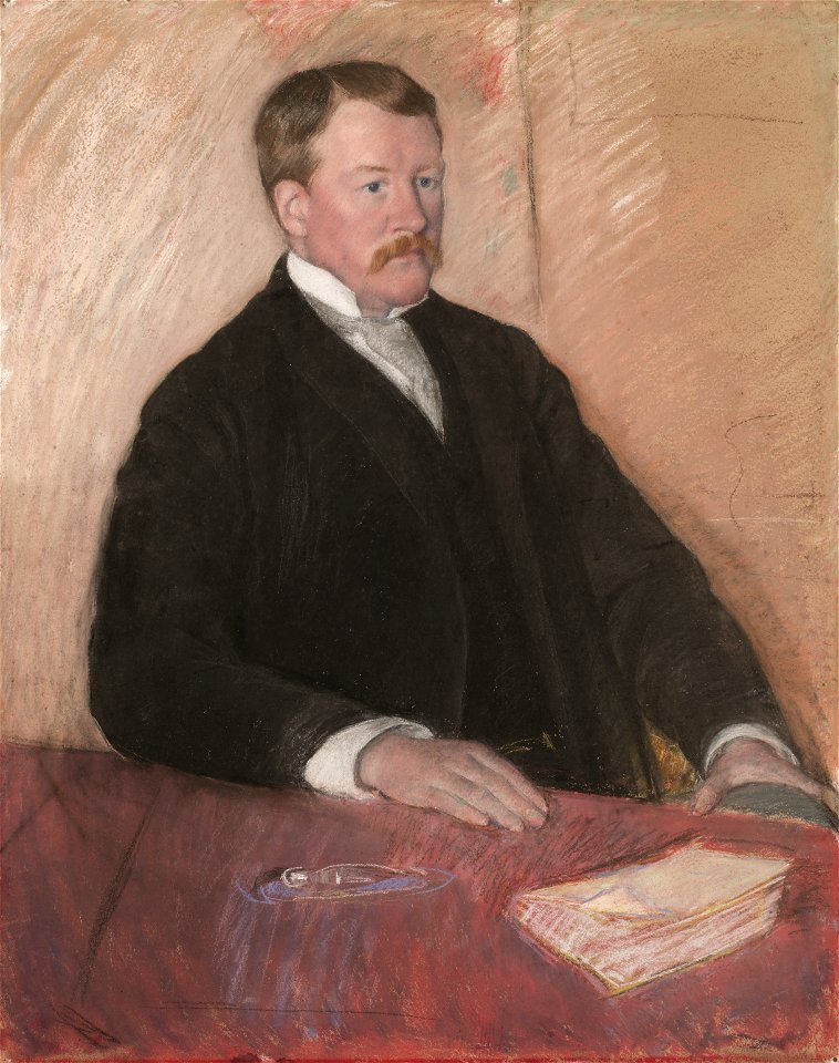 Mary Cassatt - Portrait of Alexander J. Cassatt - Seattle Art Museum