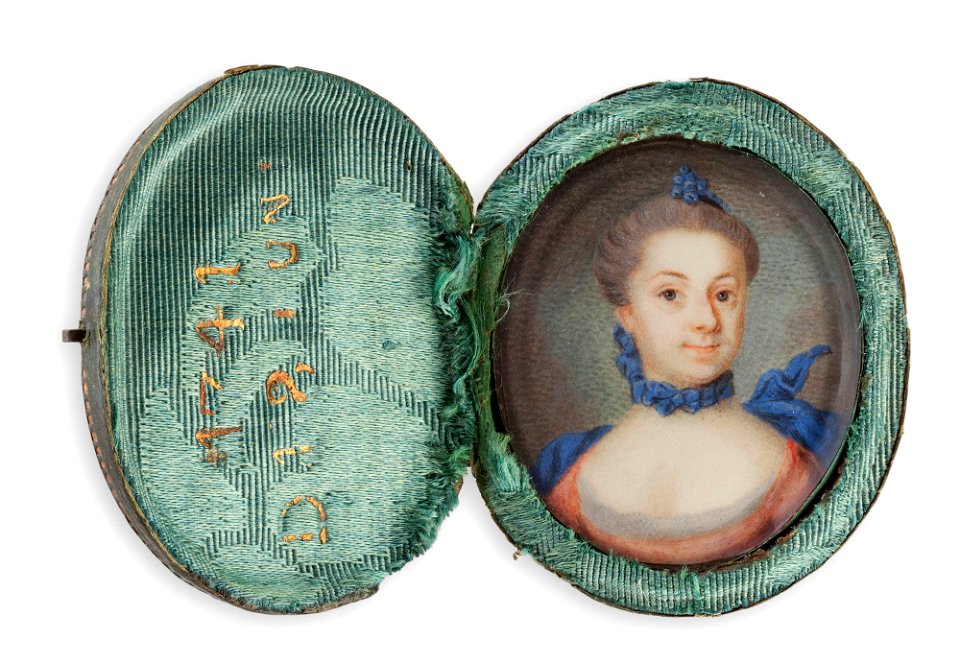 Martin Scheffel - Portrait of a young lady - S 166 - Finnish National Gallery