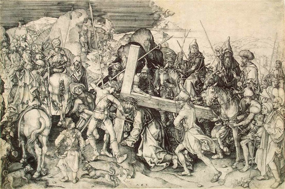 Martin Schongauer - Carrying the Cross - WGA21024