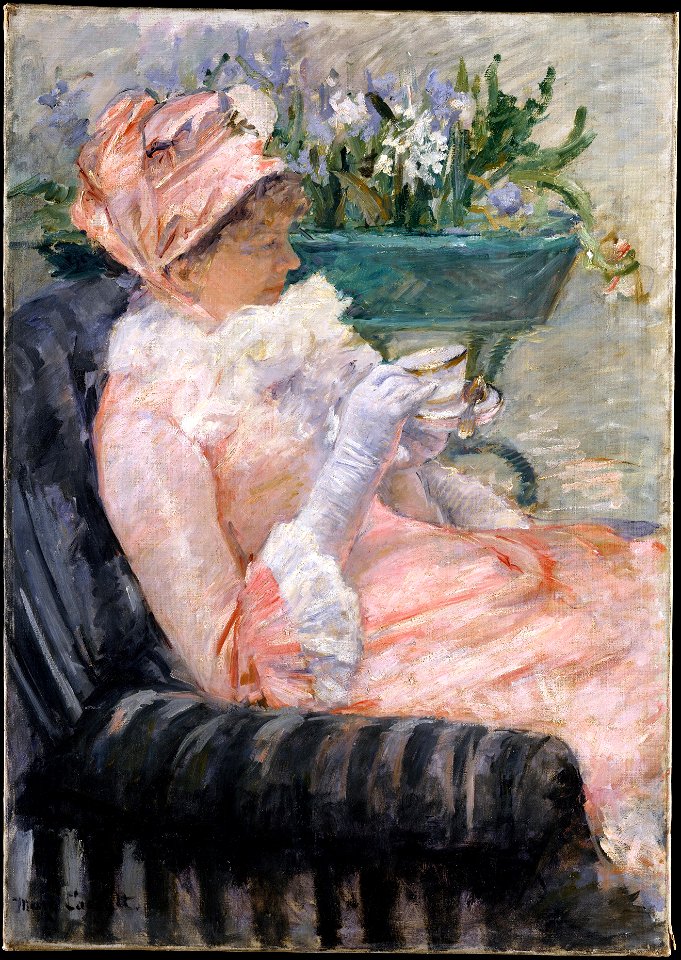 Mary Cassatt, 1880c - The Cup of Tea