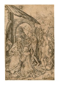 Martin schongauer the adoration of the magi105843)